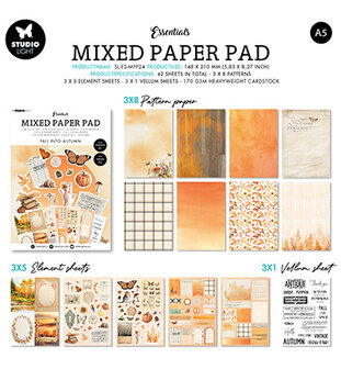 Studio Light - Mixed Paper Pad - Fall into Autumn