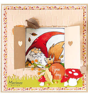 Marianne Design - Clearstamps - Hetty&#039;s Gnome &amp; Squirrel