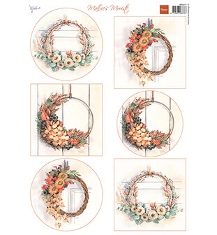 Marianne Design - knipvellen - Mattie&#039;s Mooiste - Autumn Wreaths MB0211