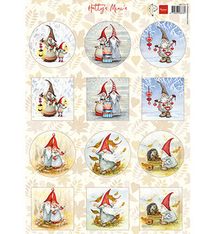 Marianne Design - knipvellen - Hetty&#039;s Mini&#039;s - Gnomes
