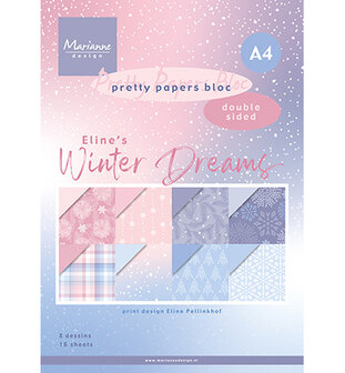Marianne Design - Pretty Papers Bloc - Eline&#039;s Winter Dreams PB7067