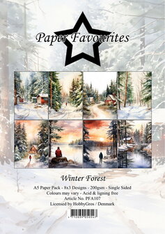 PFA107 Paper Favourites - Paperpack A5 - Winter Forest.jpg