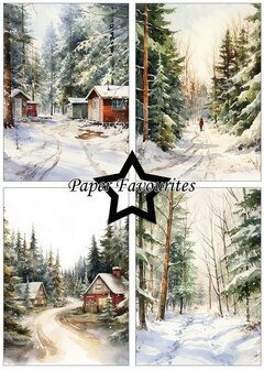 PFA107 Paper Favourites - Paperpack A5 - Winter Forest.jpg