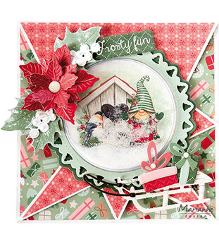 Marianne Design - Creatables snijmallen - Jolly Christmas doily LR0837