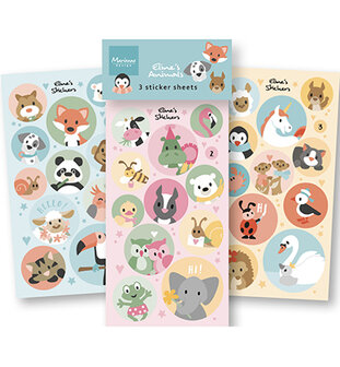  Marianne Design - Stickers - Eline&#039;s Animals