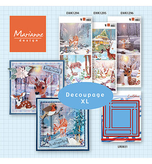 Marianne Design - knipvellen achtergrond Forest Dreams XL