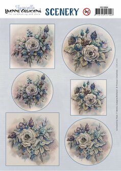 CDS10064 Yvonne Creations - uitdrukvel Scenery - Blue Flowers.jpg