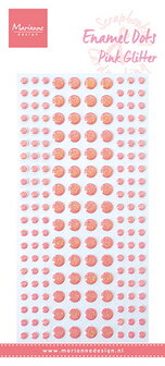 Marianne Design - Enamel dots - Pink glitter