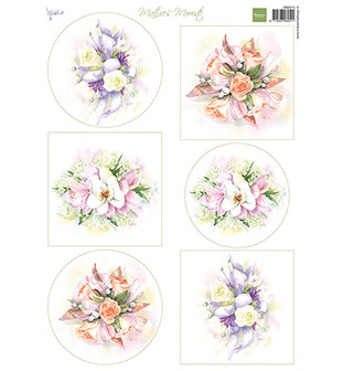 MB0215 Knipvellen - Marianne Design - Mattie&#039;s Mooiste Romantic bouquets