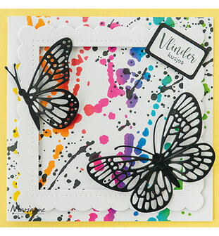 LR0855 Snijmallen - Marianne Design - Creatables Tiny&#039;s flying Butterfly 