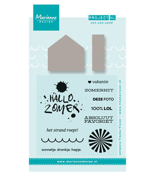 PL1514 Clear stempel zon-zee-strand Project NL
