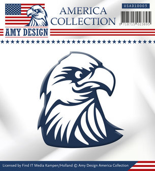 USAD10003 Snijmal America Collection Amy Design Eagle