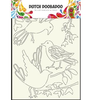 470.715.807 Dutch Doobadoo stencil art Birds