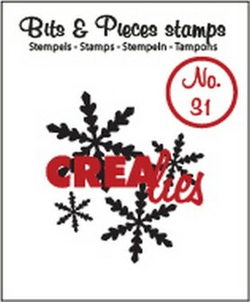 Crealies Clearstamp Bits&amp;Pieces no. 31 Snowflake 1 CLBP31