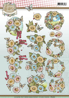 CD10816 3D Knipvel - Yvonne Creations - Spring-tastic - Flowers