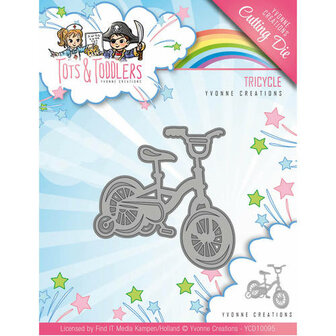 Snijmal Yvonne Creations - Tots and Toddlers - Tricycle