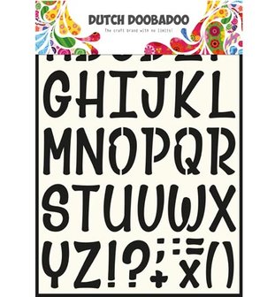 470.990.005 Dutch Doobadoo stencil art alfabet nr. 5