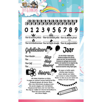 YCCS10031 Clear stempel Yvonne Creations Tots and Toddlers