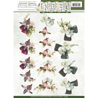cd10854 3D Knipvel - Precious Marieke - Fantastic Flowers - Orchid