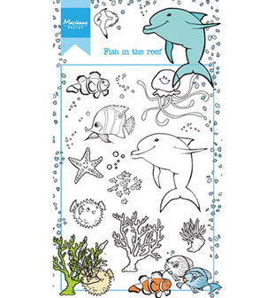 HT1618 Clear stempel Hetty&#039;s Fish in the reef