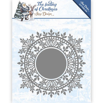 ADD10110 Die - Amy Design - The feeling of Christmas - Ice crystal circle