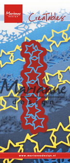 LR0487 Creatables snijmal lots of Stars Marianne Design