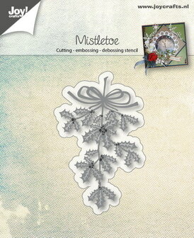6002-0684 Snijmal mistletoe Joy!Crafts