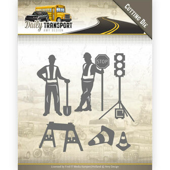 Snijmallen Amy Design Road Construction - Daily Transport