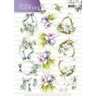 CD11081-HJ158013D Knipvel Precious Marieke Timeless Flowers - Bouquets