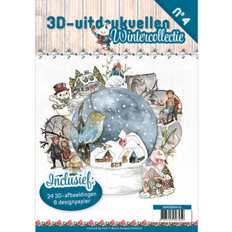 3DPO10004 3D uitdrukvellenboek Wintercollectie nr.4