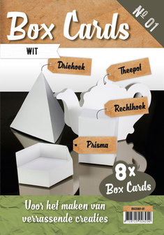 BXCS001-01 Boek Box Cards 1 - Wit