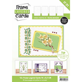 LCA610021 Boek Frame Layered Cards 21 - A6