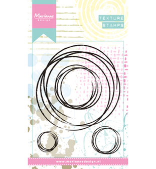 MM1623 Clearstamps Doodle circles Marianne Design