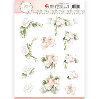 SB10285 3D Pushout - Precious Marieke - Flowers in Pastels - Believe in Pink