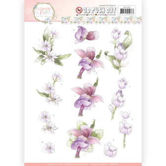 SB10283 Stansvel Precious Marieke - Flowers in Pastels - Lilac Mist