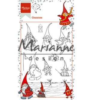 HT1639 Clearstamps Hettys gnomes