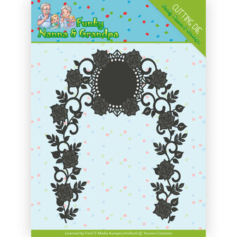 YCD10158 Dies - Yvonne Creations - Funky Nanna&#039;s - Floral Arch