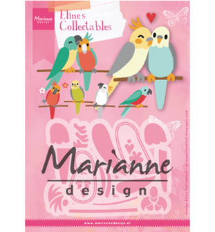 COL1465 Collectables snijmallen Eline&#039;s birds