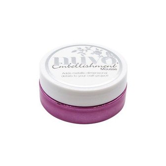 Nuvo Embellishment mousse - triple berry 830N -1