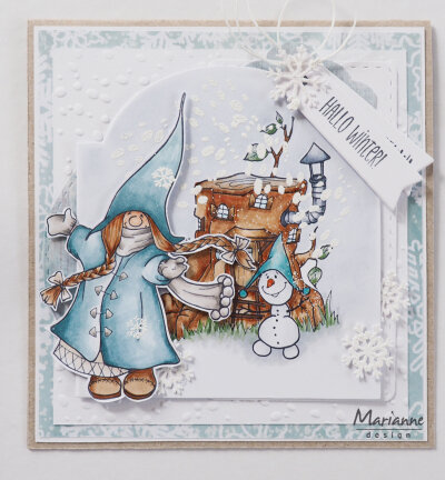HT1648 Clearstamps Hetty's Gnomes winter vb
