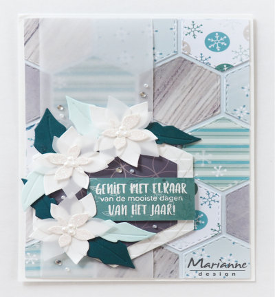 CS1036 Clearstamps Hallo winter by Marleen vb