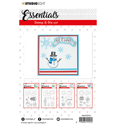 BASICSDC27 - Stamp & Die Cut Essentials Christmas nr.27 vb