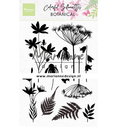 CS1048 Clearstamps Colorful Silhouette - Botanical