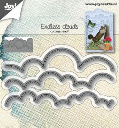 6002-1262 Joy!Crafts snijmal Endless Clouds