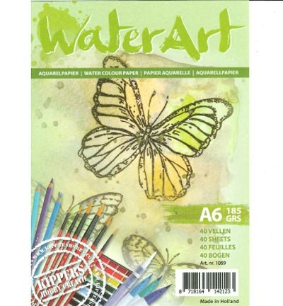 1069 WaterArt aquarelpapier A6
