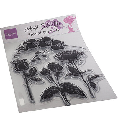 CS1083 Clearstamps Colorful Silhouette - Floral Beauty