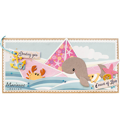 PS8093 Craftstencil Paper boat