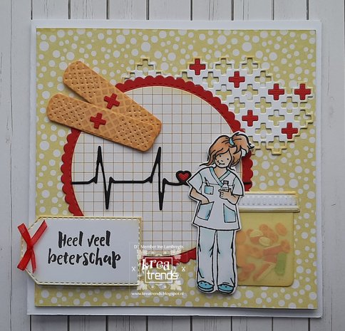 HT1661 Clearstamps and die Hetty's Nurse