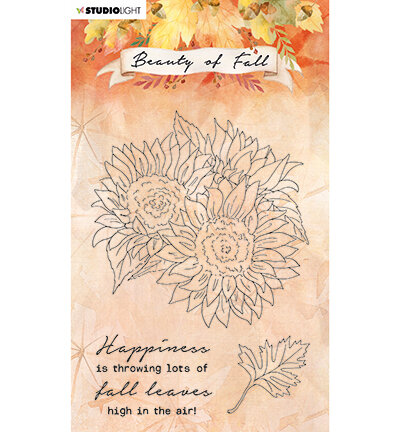 SL-BF-STAMP63 - SL Clear stamp Sunflowers Beauty of Fall nr.63.jpg