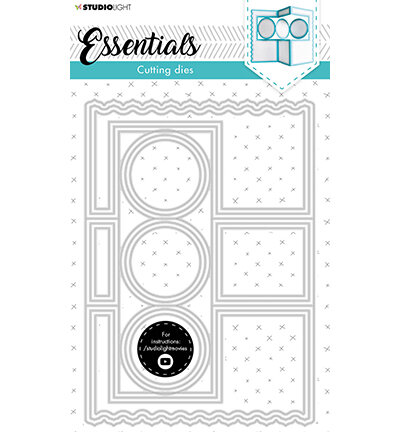 StencilSL124 Cutting Die Circle zigzag cardshape Essentials